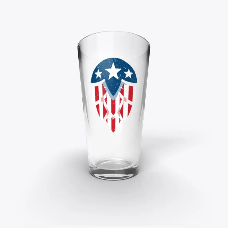 Patriotic Hop Pint Glass